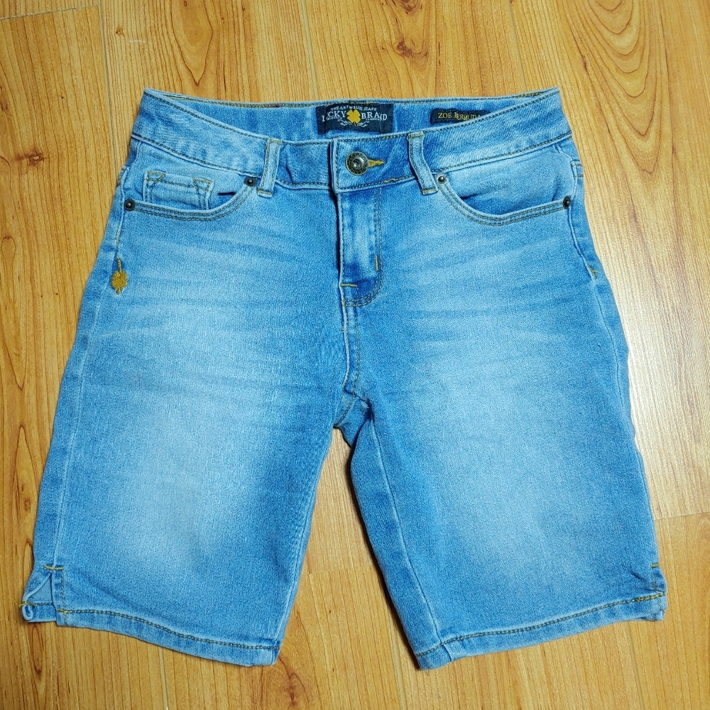 Lucky Brand Jean Zoe Bermuda Kids Size 12